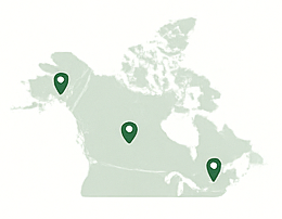 Map with mosque locations